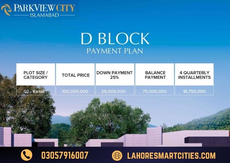 D Block Payment Plan